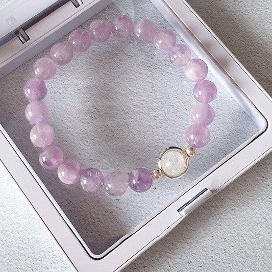 Hot Sale Natural Lavender Amethyst Bracelet Women - BUNNY BAZAR