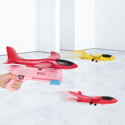 Ejection Foam Airplane Children's Toy Foam Gun - BUNNY BAZAR