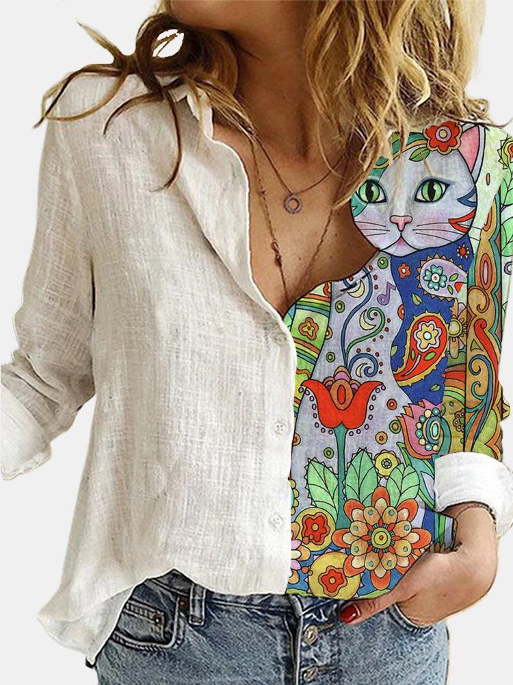 Printed long sleeve shirt - BUNNY BAZAR