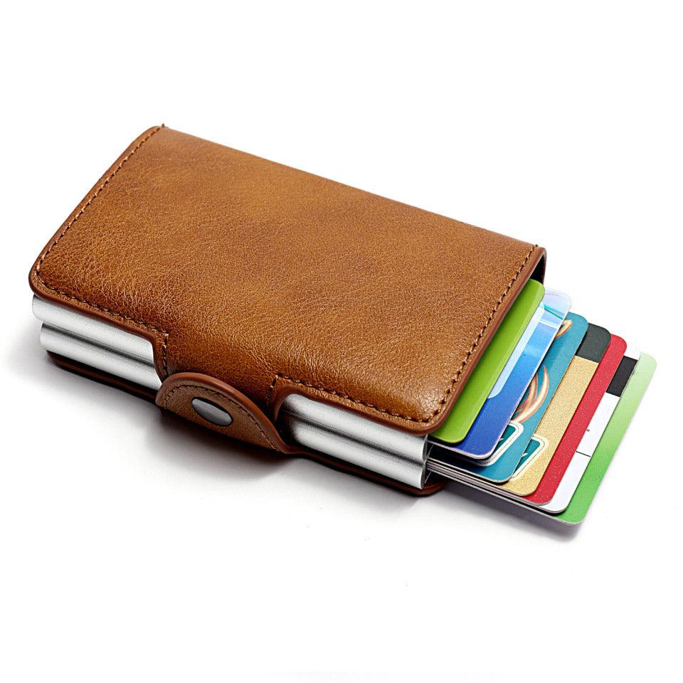 Minimalist Card Holder Wallet Pop Up Cards RFID Protection - BUNNY BAZAR