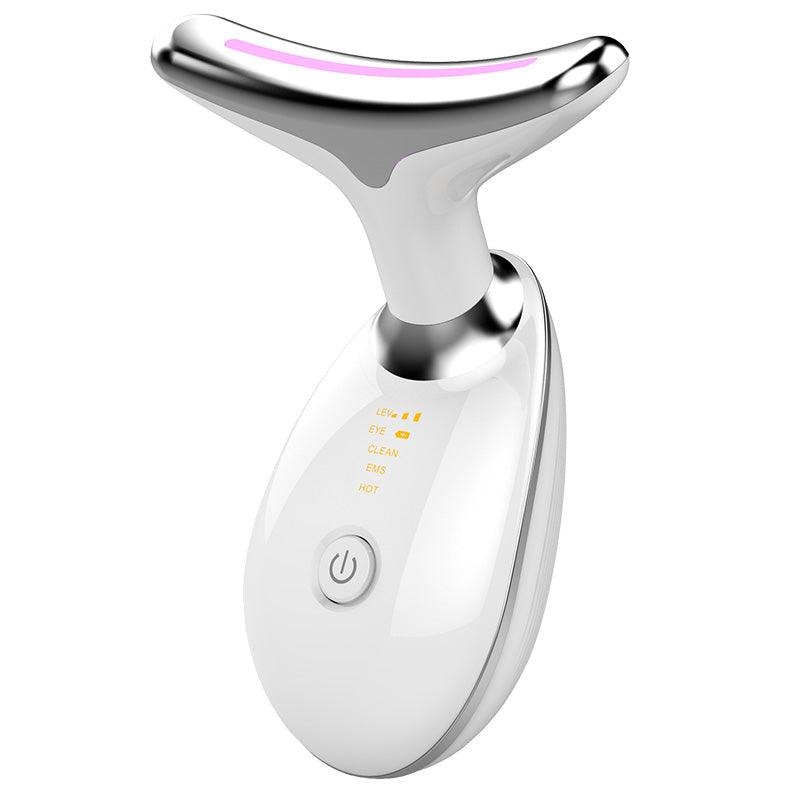 EMS Thermal Neck Lifting And Tighten Massager Electric Microcurrent Wrinkle Remover - BUNNY BAZAR