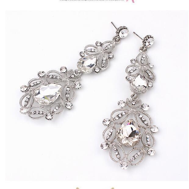 Drop Temperament Gemstone Earrings - BUNNY BAZAR