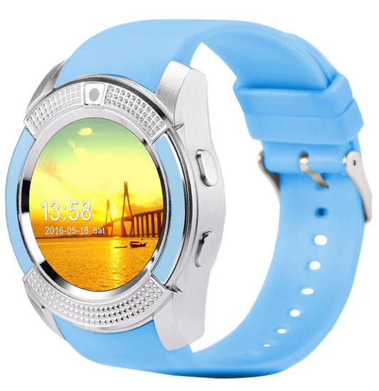 Full round screen smart watch sedentary sleep monitoring - BUNNY BAZAR