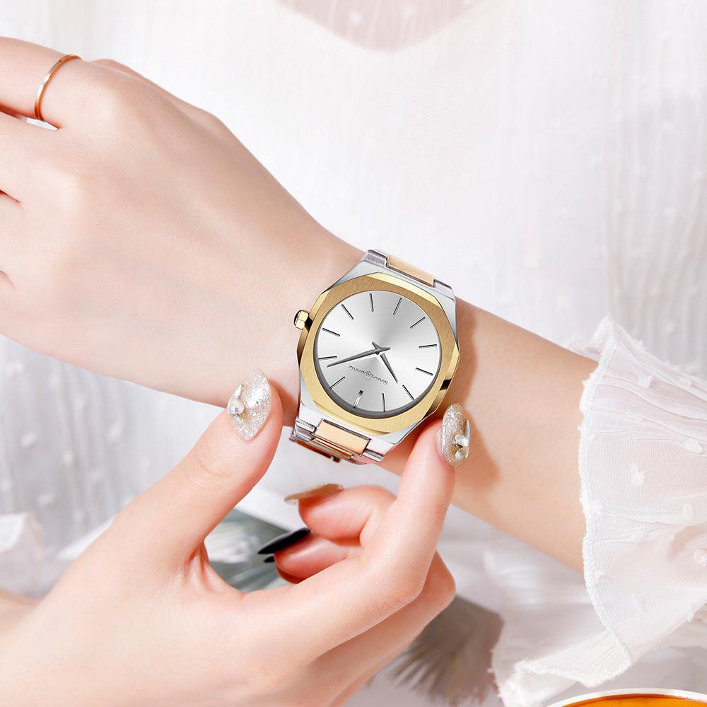 T-55 This Stainless Steel Strap Quartz Watch Is A Great Choice For a Long-Lasting Accessory - BUNNY BAZAR