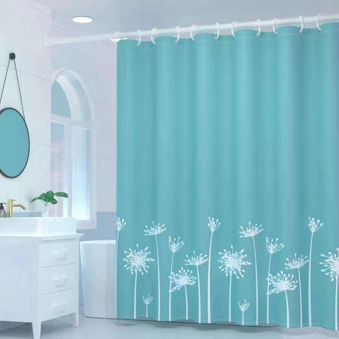 Waterproof And Mildewproof Shower Curtain For Bathrooms Without Perforations - BUNNY BAZAR