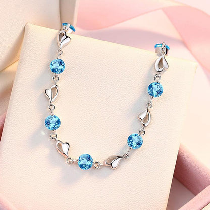 Tanabata Valentine's Day Gift Bracelet Silver Jewelry is The Perfect Symbol Of Love - BUNNY BAZAR