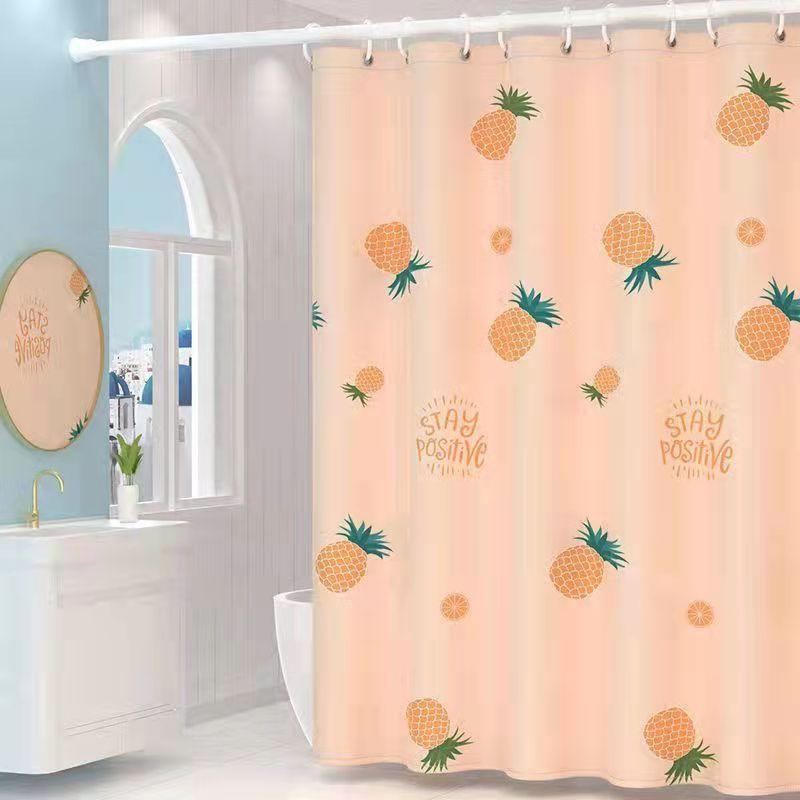 Waterproof And Mildewproof Shower Curtain For Bathrooms Without Perforations - BUNNY BAZAR