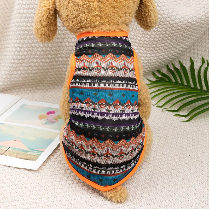 Small Dog Teddy Bear National Style Pet Clothes - BUNNY BAZAR