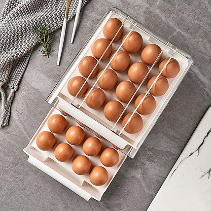 Egg Carton Drawer Type Fresh-keeping Storage Box - BUNNY BAZAR