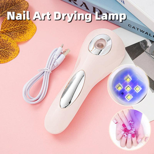 Handheld Nail Drying Lamp UV LED Lamp For Nails Rechargeable Mini LED UV Lamp Nail Dryer For Gel Nails Portability Nail Art Tool - BUNNY BAZAR