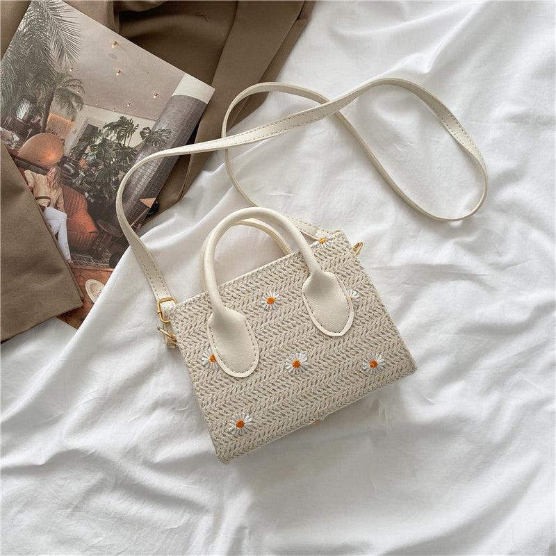 Straw Single Shoulder Messenger Women's Bag Shoulder Bag Women - BUNNY BAZAR