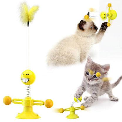 Cat Turntable Cat Windmill Toy Glowing Toy - BUNNY BAZAR