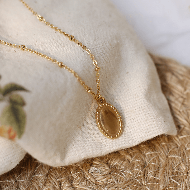 All-Match Daily Golden Pendant Clavicle Necklace - BUNNY BAZAR