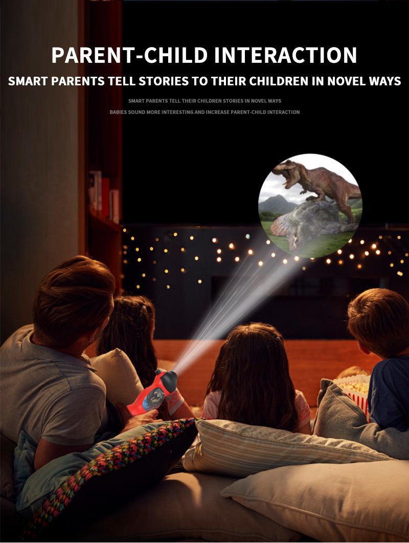 Multi-pattern Projection Toy Projector Electronic Luminous Toy Flashlight - BUNNY BAZAR