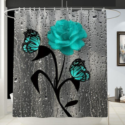 Daffodil Toilet Bathroom Shower Curtain Shower Partition - BUNNY BAZAR