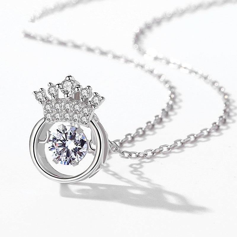 Crown smart Necklace Pendant Heart Pendant Necklace heart one generation wholesale jewelry manufacturers - BUNNY BAZAR