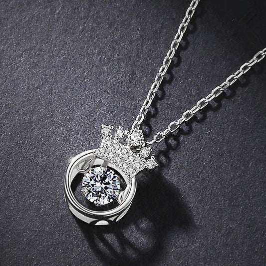 Crown smart Necklace Pendant Heart Pendant Necklace heart one generation wholesale jewelry manufacturers - BUNNY BAZAR