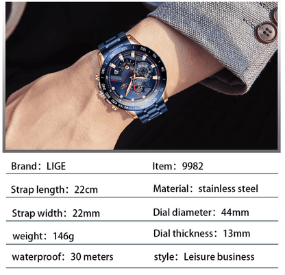 This Product Offers A Luxury High-Quality Design Dial, Along With A Date Display Featur - BUNNY BAZAR