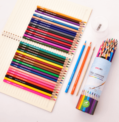 Water Soluble Color Lead Hexagonal Color Pencil - BUNNY BAZAR