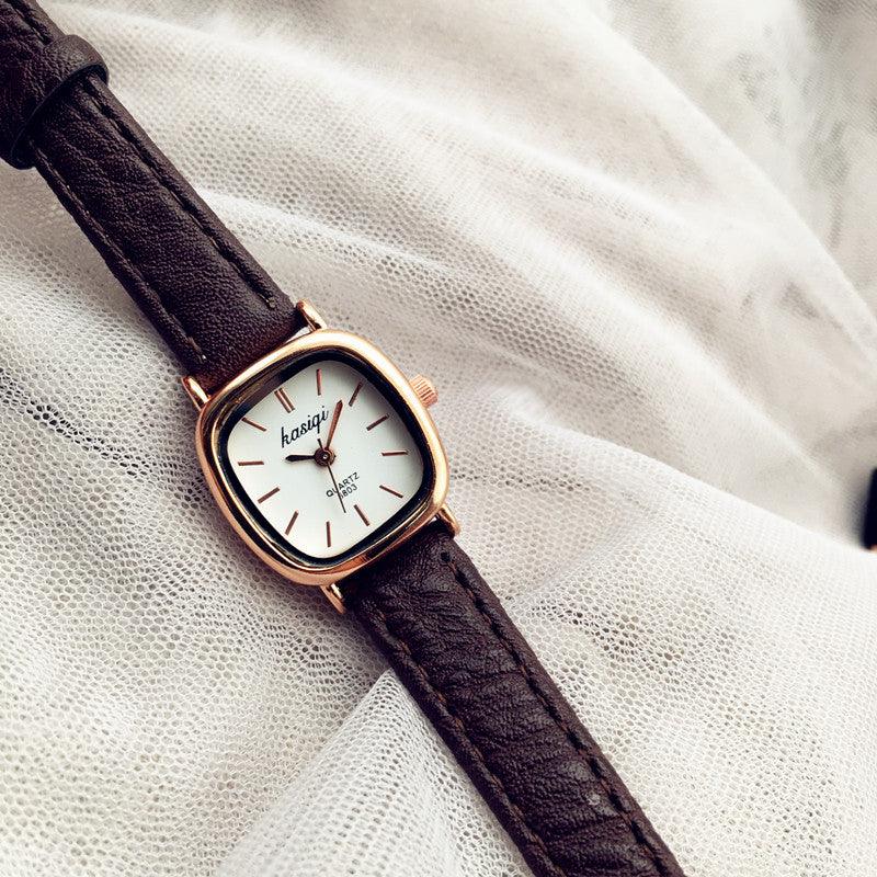 Slim strap mini exquisite simplicity retro watch - BUNNY BAZAR