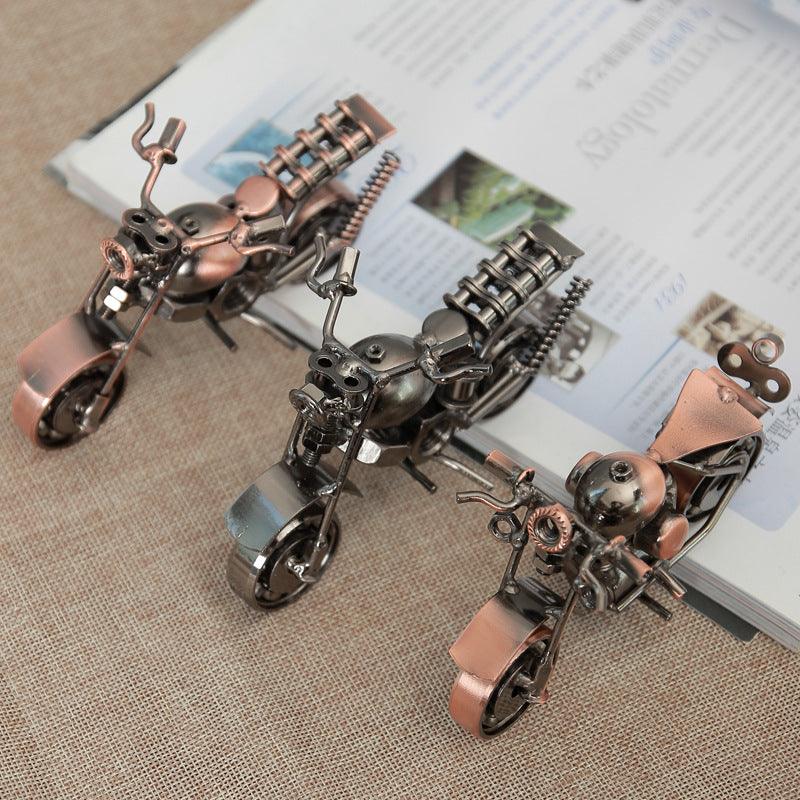 Vintage Little Motorcycle Home Accessories Handmade Metal Pendant - BUNNY BAZAR