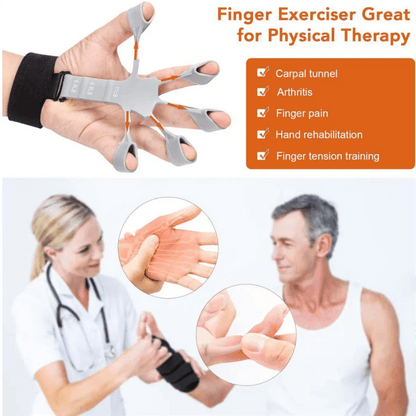 Finger Exercise Stretcher is made from soft silicone for a secure and comfortable grip - BUNNY BAZAR