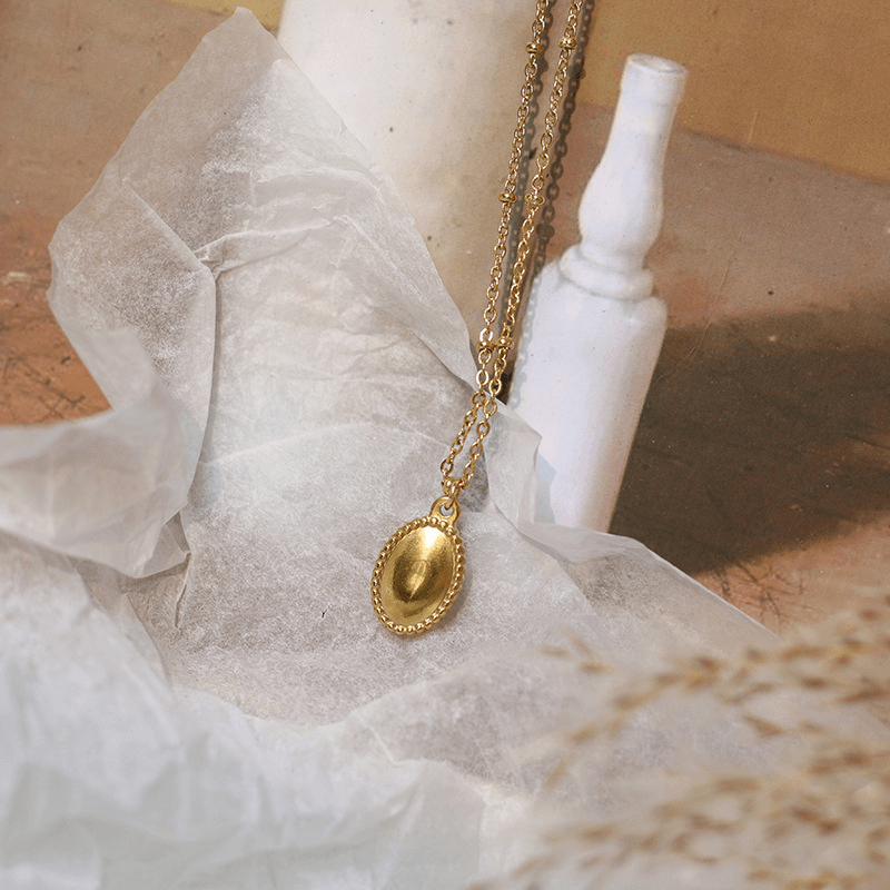 All-Match Daily Golden Pendant Clavicle Necklace - BUNNY BAZAR