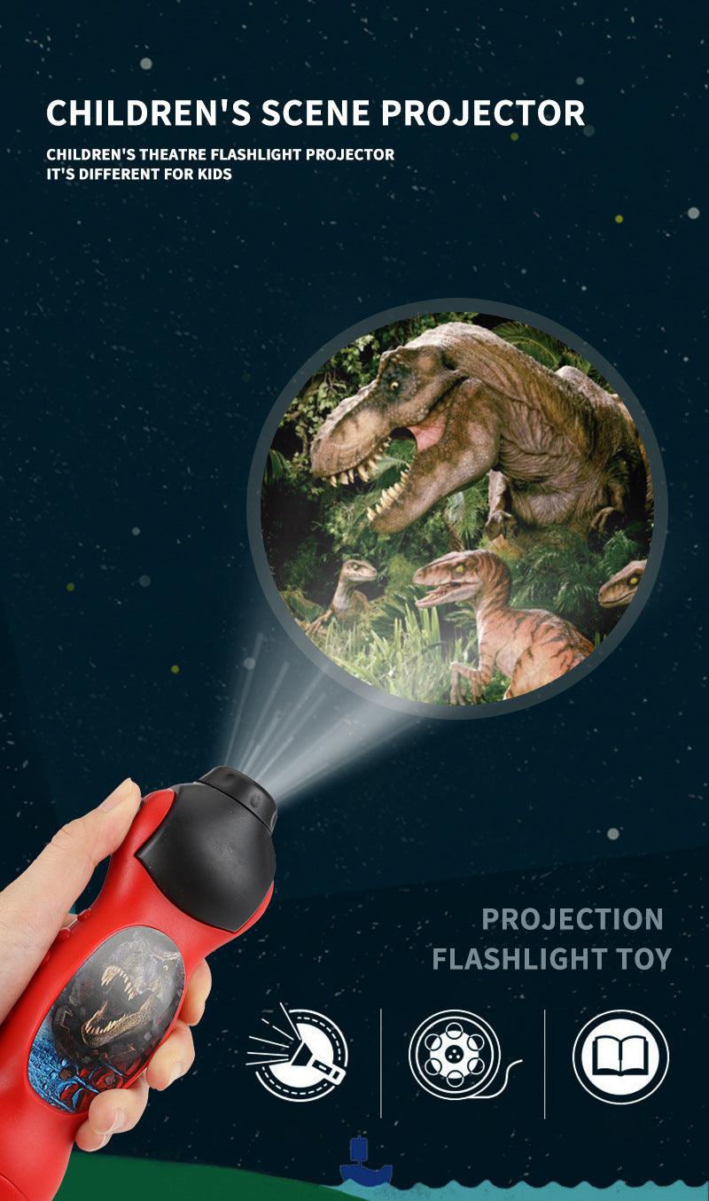 Multi-pattern Projection Toy Projector Electronic Luminous Toy Flashlight - BUNNY BAZAR