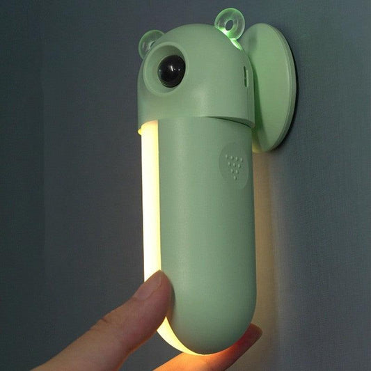 Luminous Lamp Bedroom Wall Lamp Rechargeable Battery Small Night Light - BUNNY BAZAR