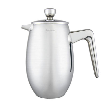 Double-Layer Stainless Steel French Press Pot is Designed To Ensure The Optimal Brewing Temperature - BUNNY BAZAR