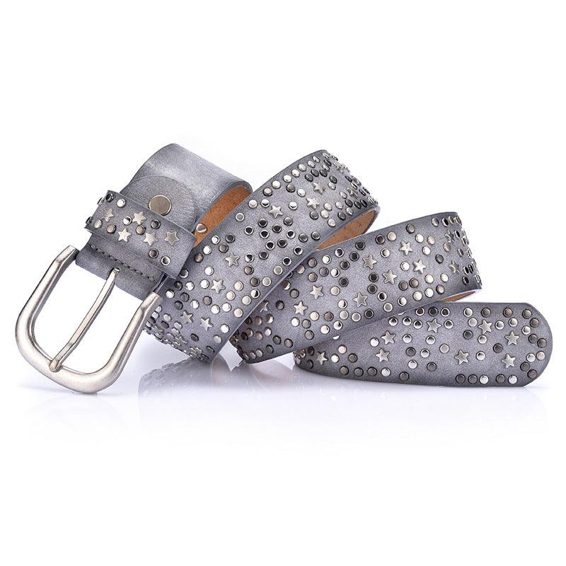 Cool Rivet belt features a sleek and stylish design - BUNNY BAZAR