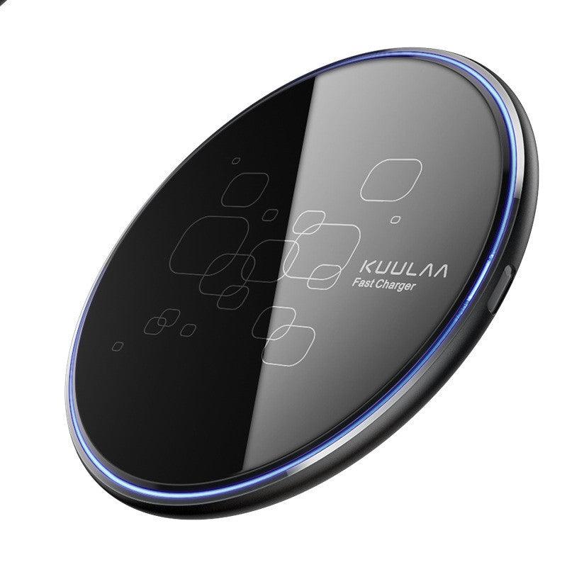 Desktop Disc Ultra-thin Fast Charge Mobile Phone Wireless Charger - BUNNY BAZAR