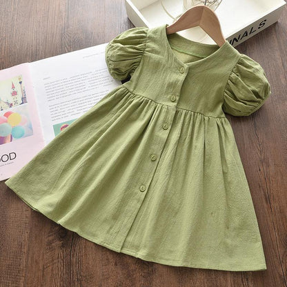 Summer Cute Princess Style Children's Dress With Embroidery Mesh - BUNNY BAZAR