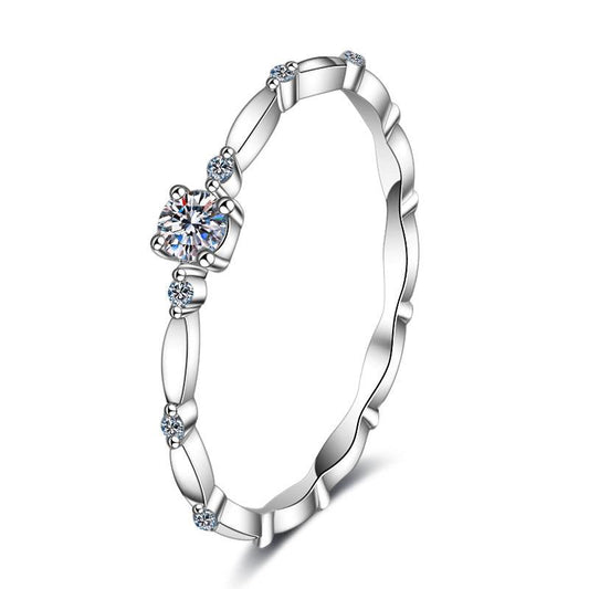 Moissanite Fashion Diamond Wedding Ring - BUNNY BAZAR