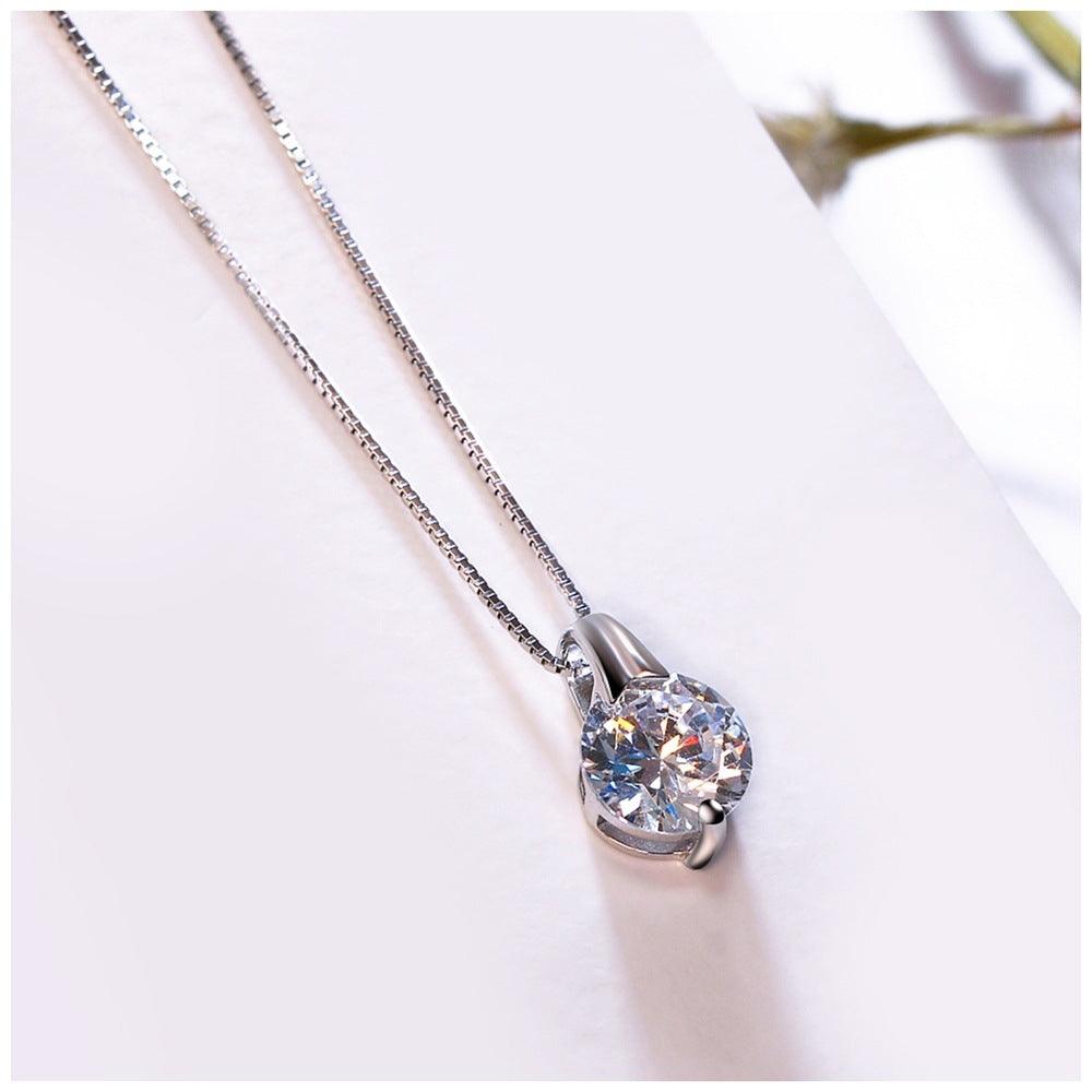 S925 sterling silver necklace - BUNNY BAZAR