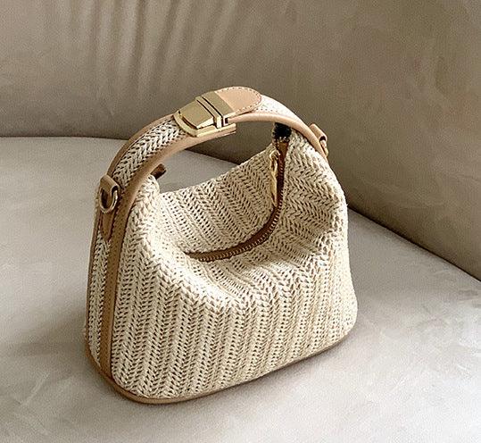 Summer Hand-held Straw Woven Bag - BUNNY BAZAR