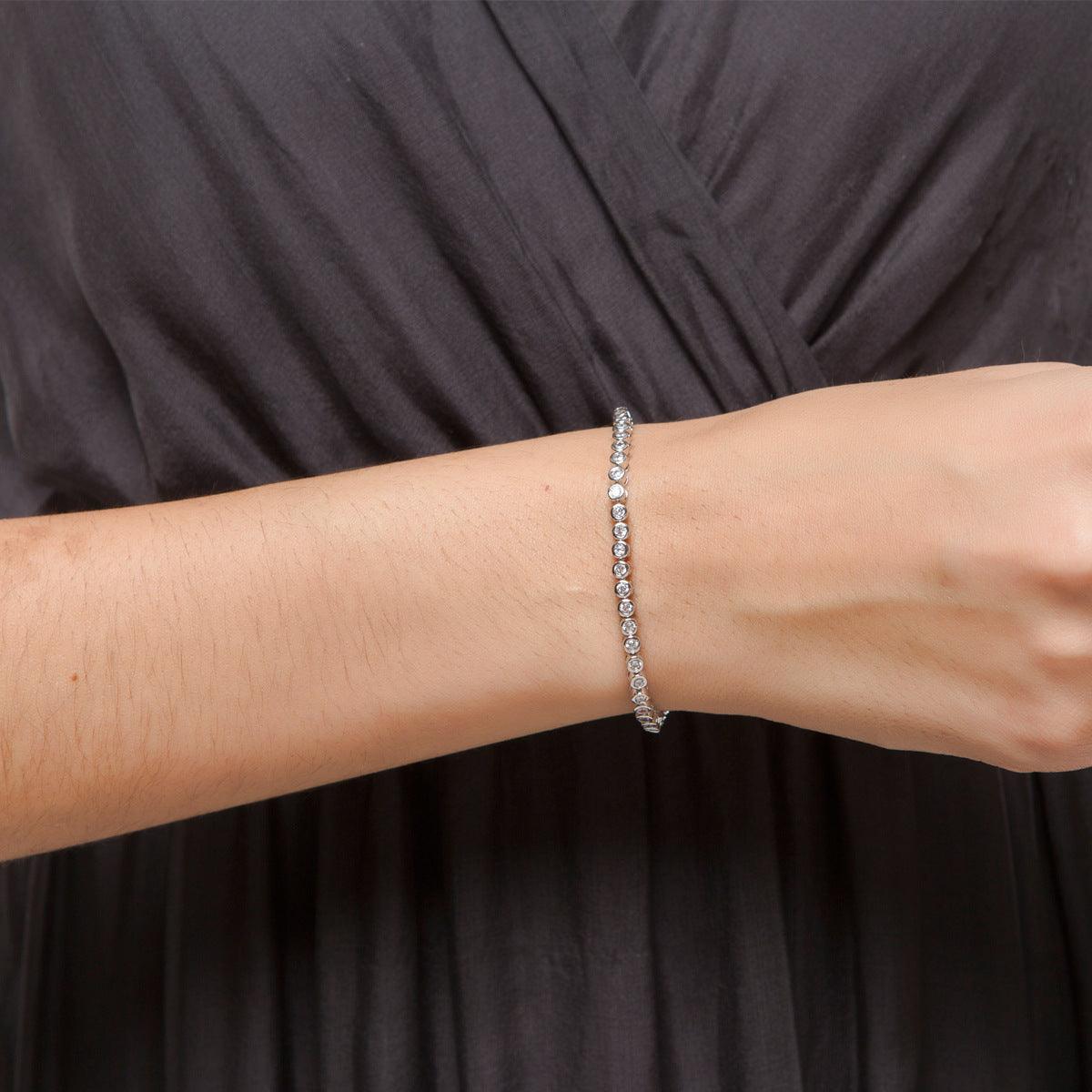 Fashion Simple Personality Ladies Diamond Bracelet - BUNNY BAZAR