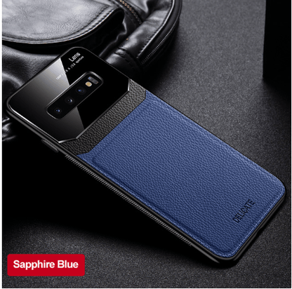 For Sam Sung S20 Case Leather Glass Shockproof Cover - BUNNY BAZAR