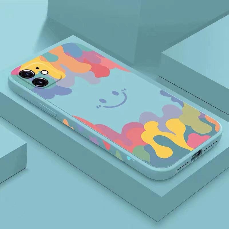 Silicone Phone Case Watercolor Protective Cover Soft - BUNNY BAZAR