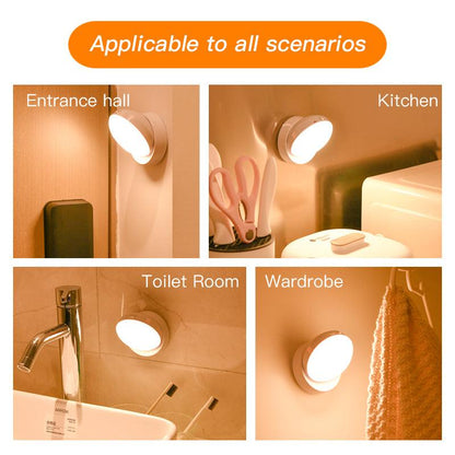 Rotating Human Body Sensor Light Corridor Garage Light Wardrobe Light Motion Sensor Night Light - BUNNY BAZAR