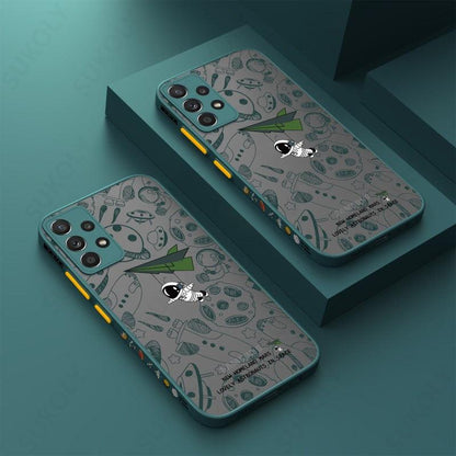 Graffiti Skin Sense S21FE Side View Protective Cover - BUNNY BAZAR