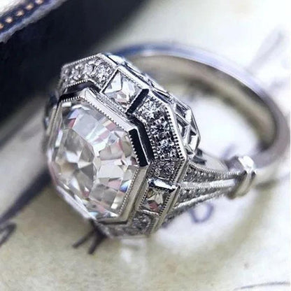 Zircon Ring Women Fashion Wedding Banquet Engagement - BUNNY BAZAR