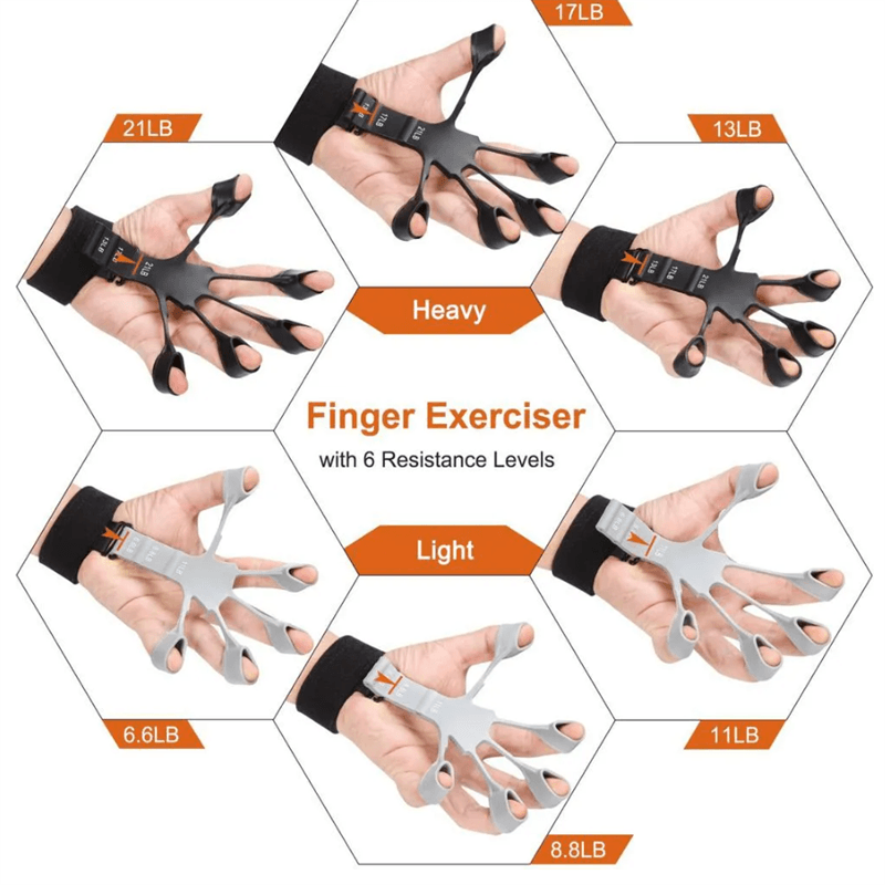 Finger Exercise Stretcher is made from soft silicone for a secure and comfortable grip - BUNNY BAZAR