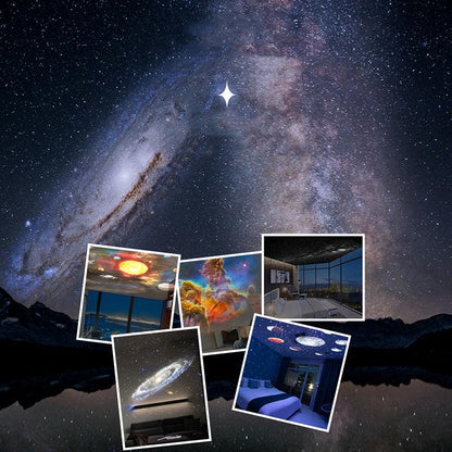 Galaxy Projector, 12 in 1 Planetarium Star Projector for Bedroom Decor - BUNNY BAZAR