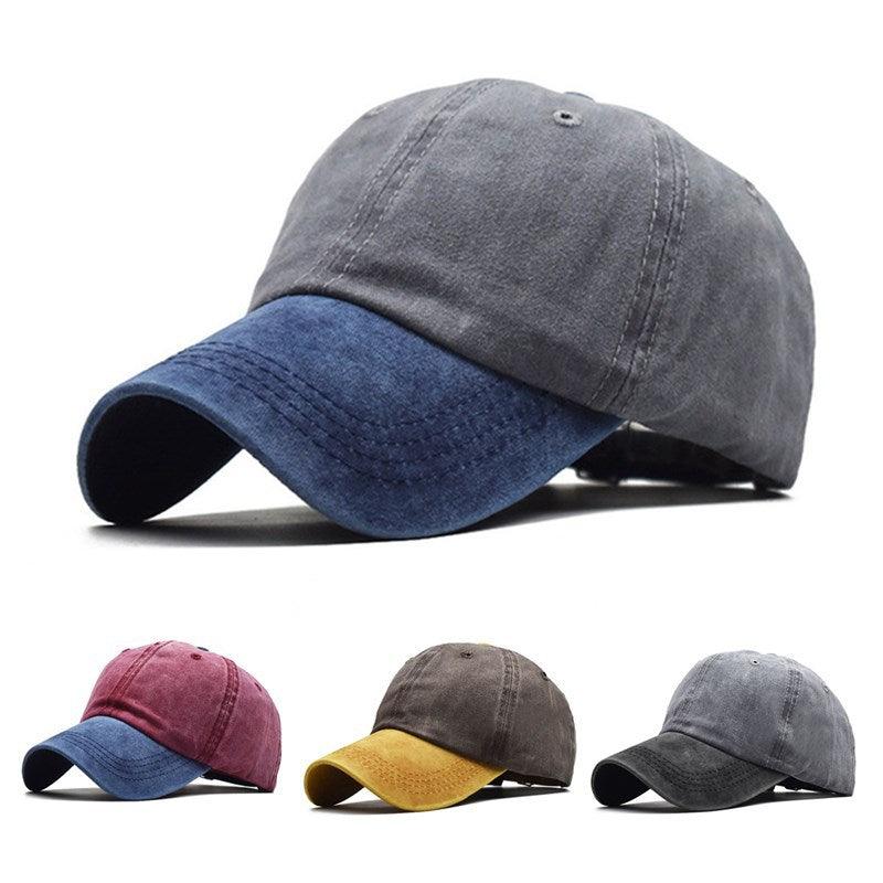 Pure Cotton Color Matching Sunshade Baseball Unisex Casual Sun Hat - BUNNY BAZAR