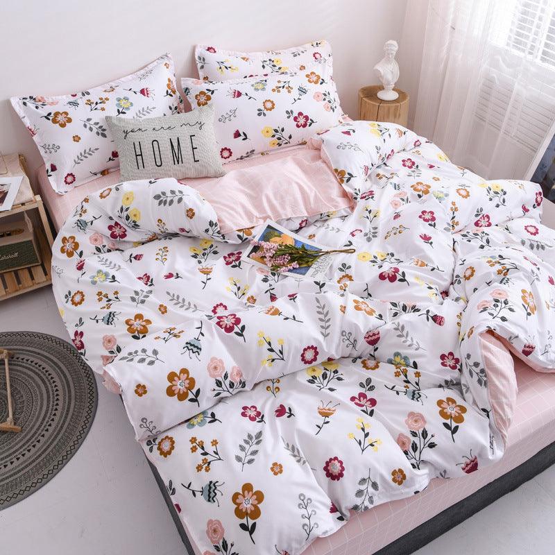 Brushed four-piece bed sheet - BUNNY BAZAR