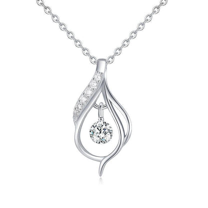 Classic Pendant Necklace Female Simulation Diamond - BUNNY BAZAR