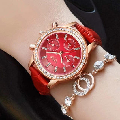 T-76 Rhinestone Multifunctional Waterproof Women's Watch is an ideal accessory - BUNNY BAZAR