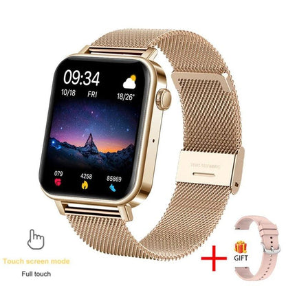 Bluetooth Call Music Heart Rate Blood Pressure Oxygen Monitoring Watch - BUNNY BAZAR