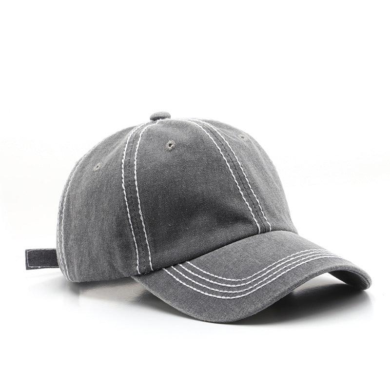 Washed And Distressed Light Board Baseball Cap Fashion Trend - BUNNY BAZAR